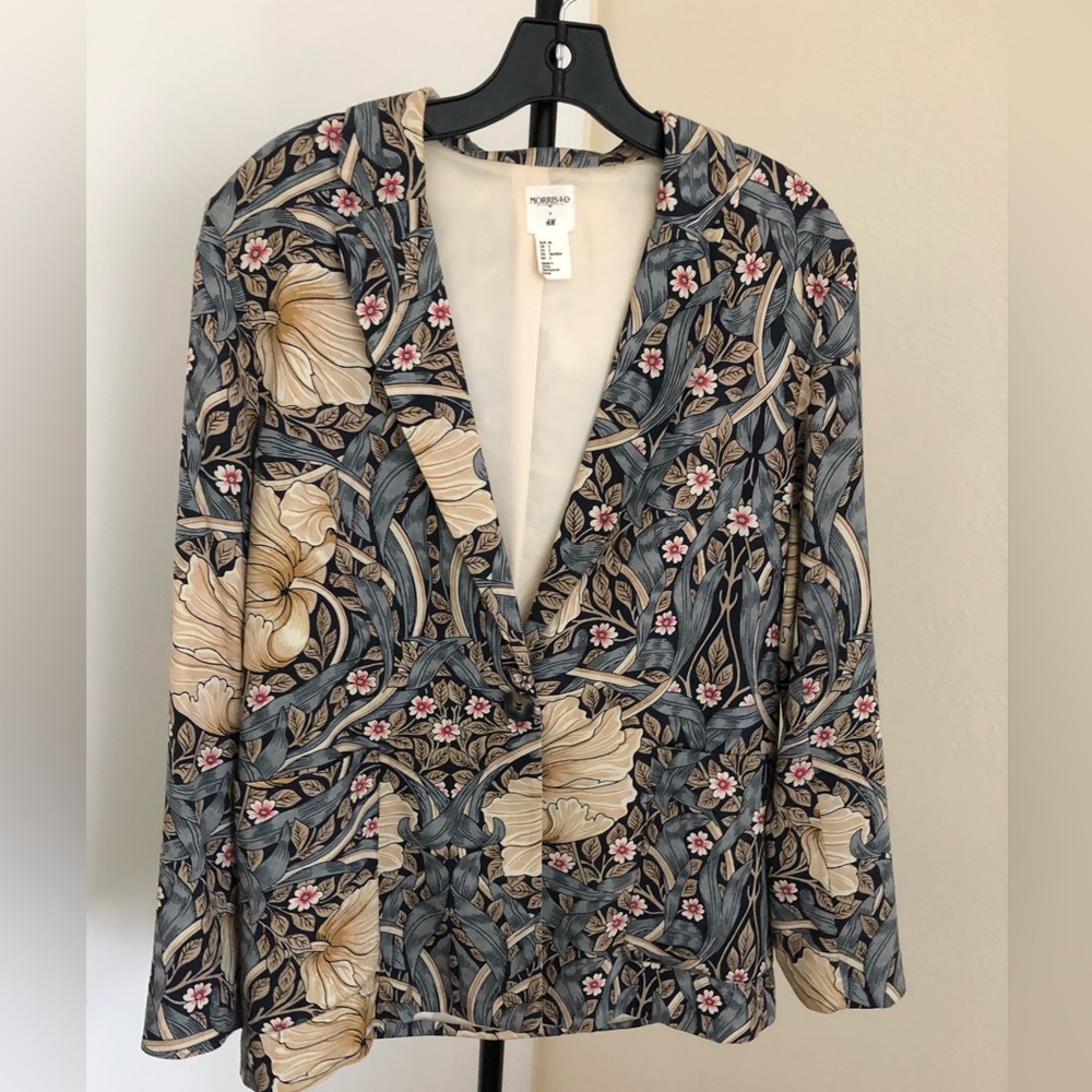 Morris and Co x H&M floral blazer size 2